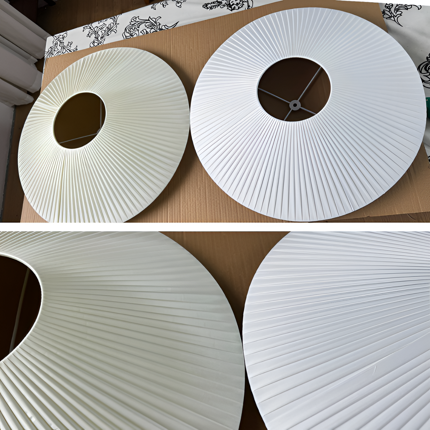Plisseret Minimalistisk Loftlampe - Dæmpbar