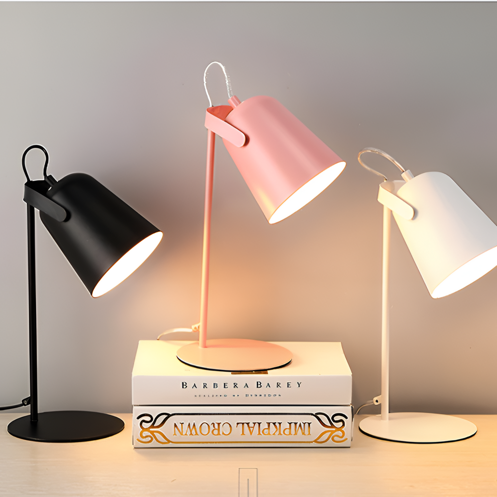 Candy Twist Macaron Bordlampe - Minimalistisk Sengebelysning