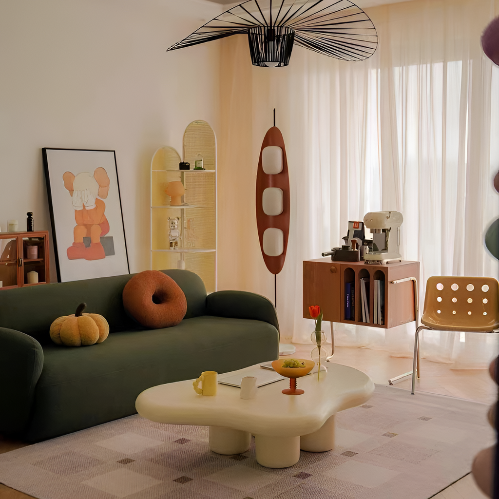 Minimalistisk Gulvlampe I Midt-århundrede-stil – Lodret
