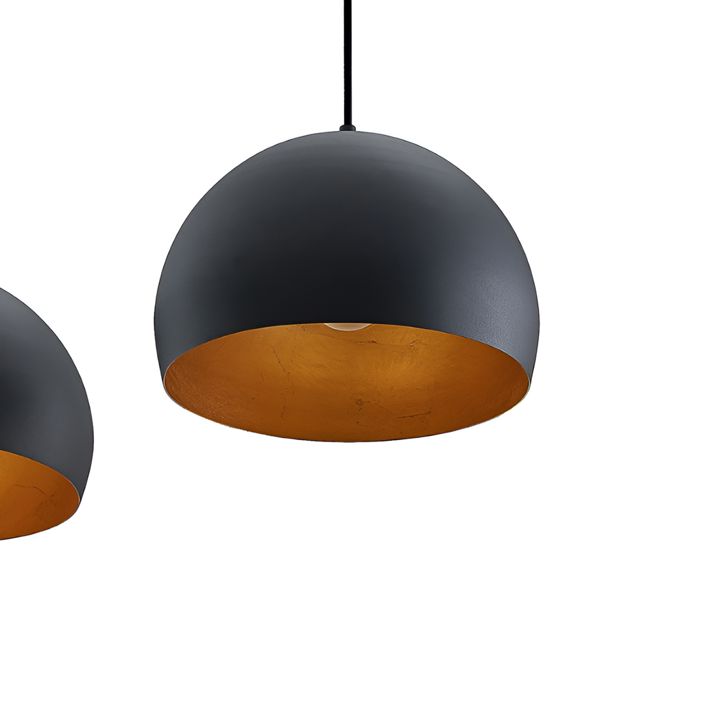 Minimalistisk Industriel Pendel – Triple Dome