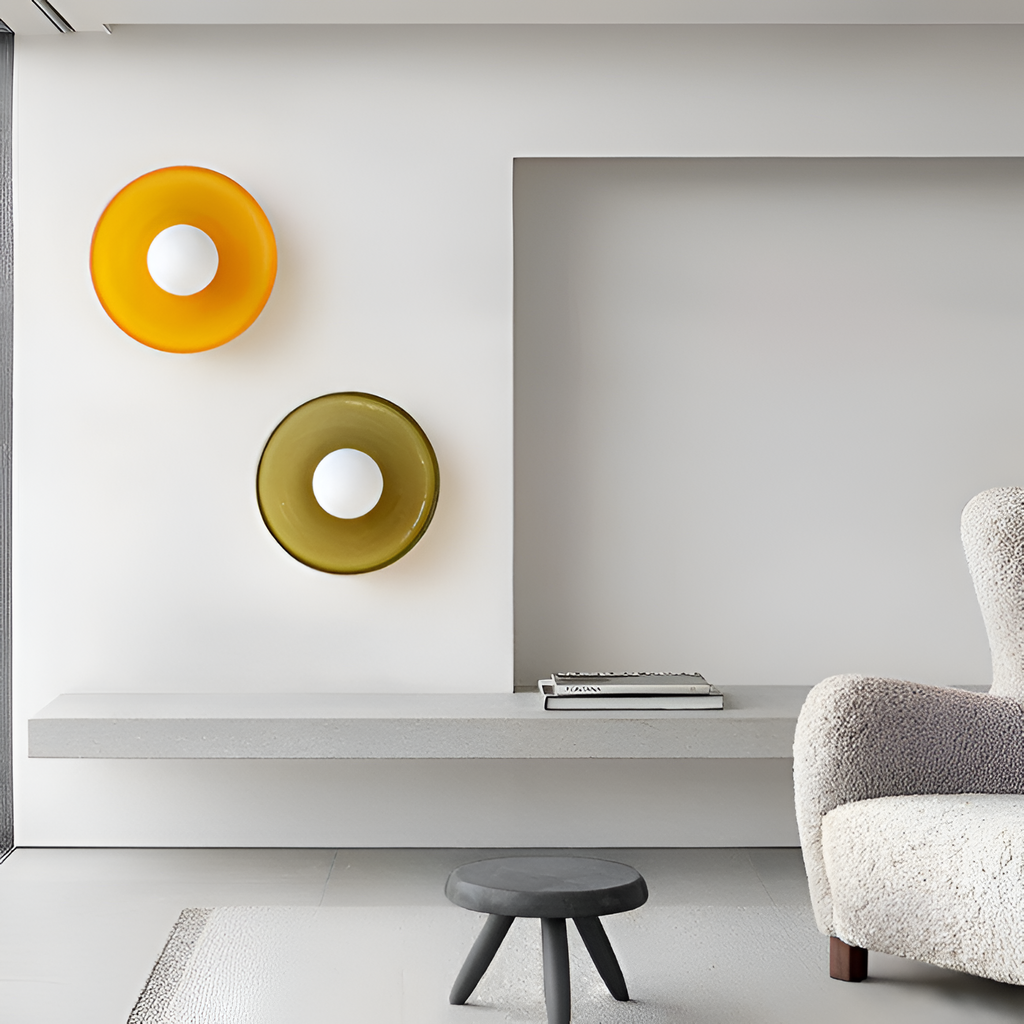 Minimalistisk Blank Plafond Loftslampe - Flushmount
