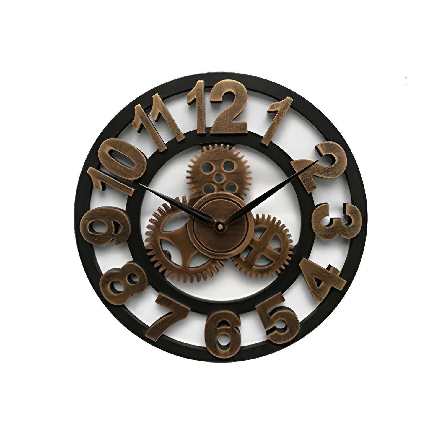 Industrielt Skelet Vægur - Vintage
