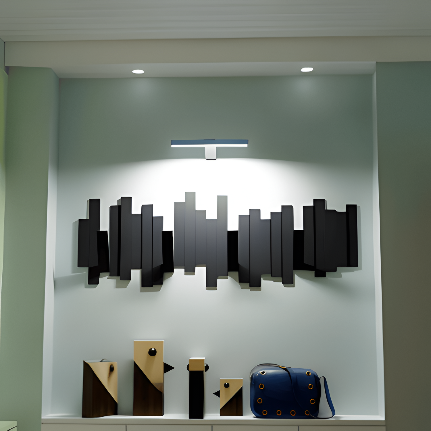 Minimalistisk Slank Billedlampe - Justerbar