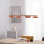 Nordisk Lineær Lysekrone - Minimalistisk