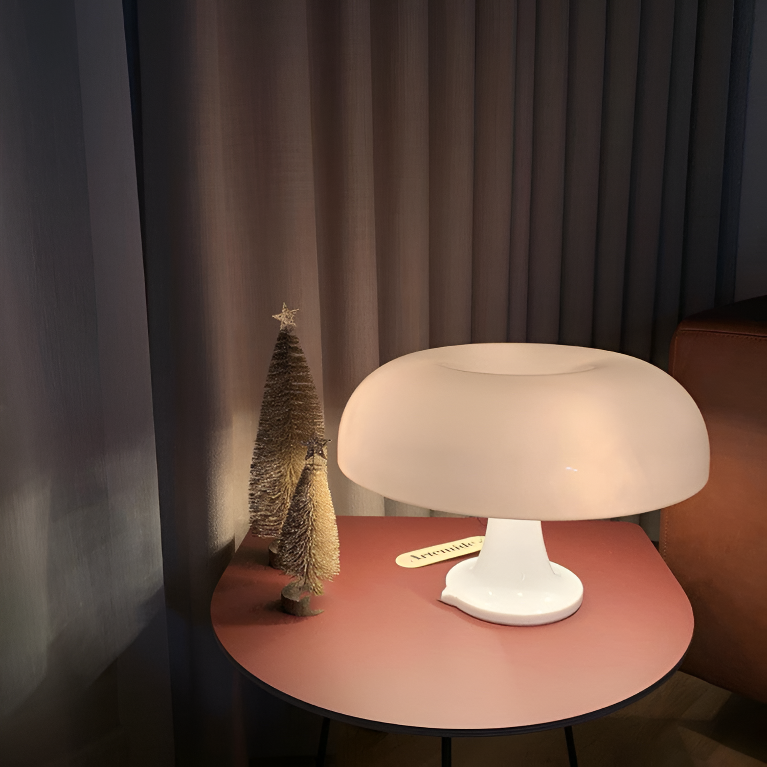 Retro Champignon Bordlampe - Minimalistisk
