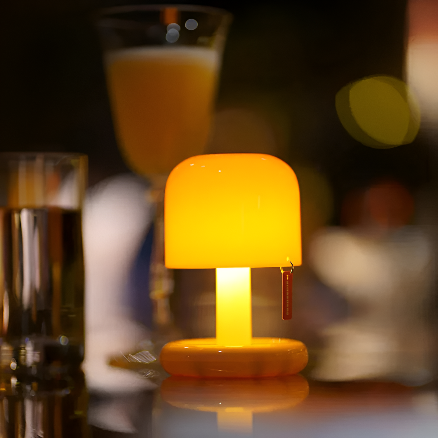 Grampians Glow Bærbar Lampe - Hvid Natlampe Med Lysdæmper