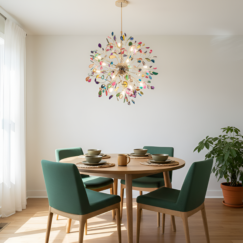 Botanisk Dekorativ Lysekrone - Justerbar