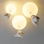 Ballonbjørn Loftlampe - Børneværelse Dekoration