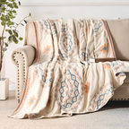 Bohemian Geometrisk Plaid - Vendbar