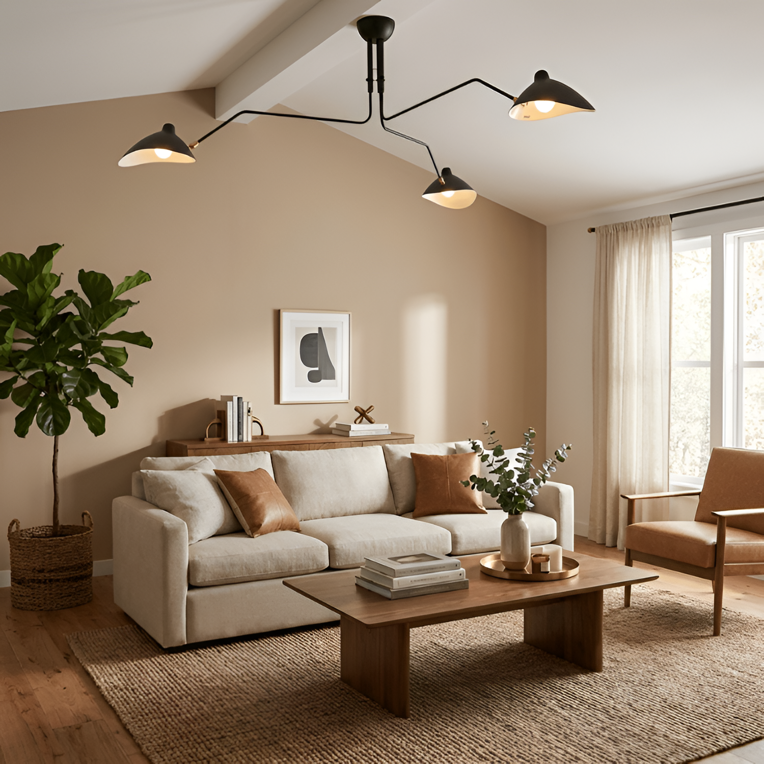 Moderne Lysekrone Med Flere Arme - Justerbar Belysning