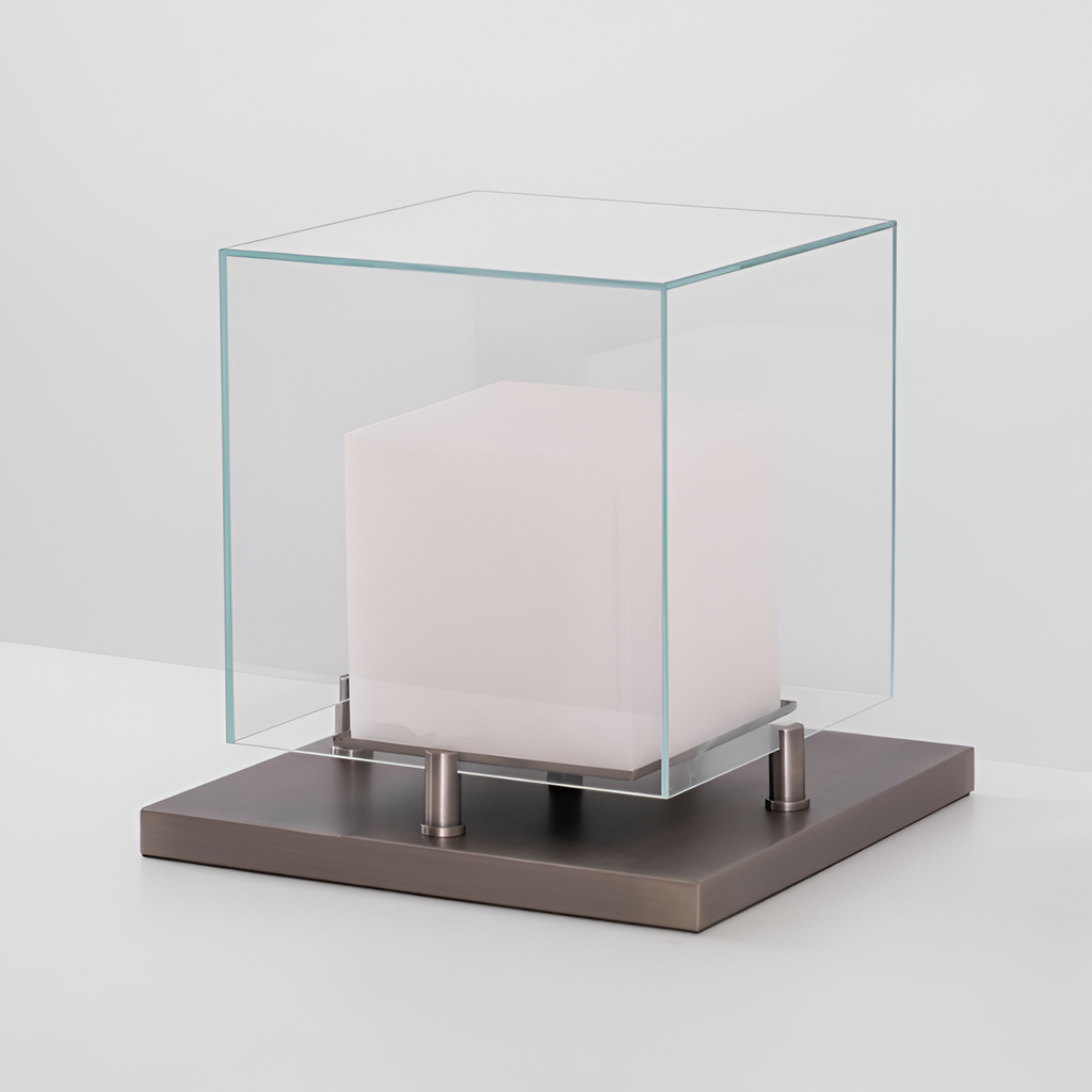 Minimalistisk Geometrisk Bordlampe - Industriel