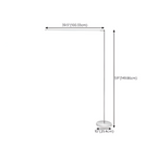 Minimalistisk Justerbar Gulvlampe - Roterbar