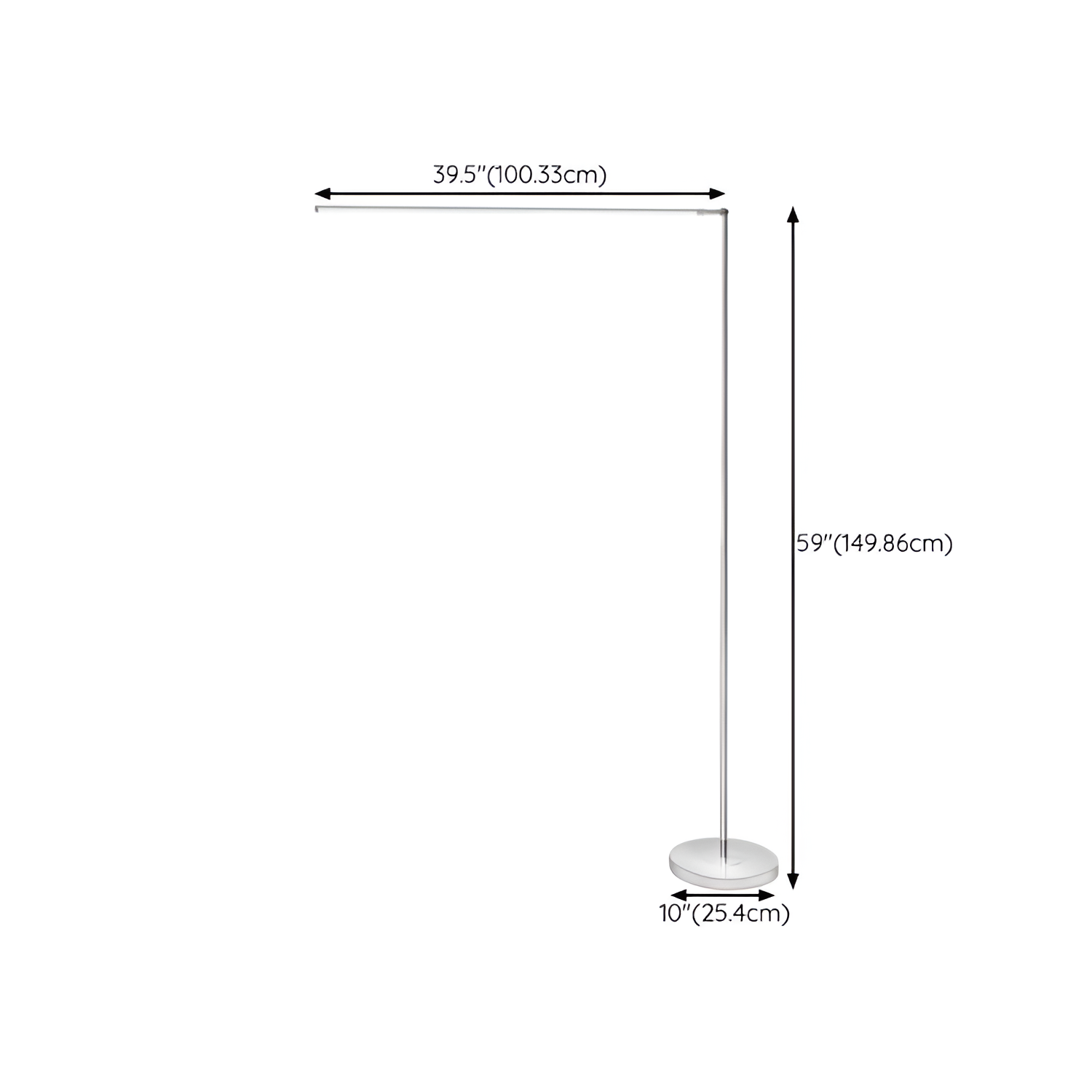Minimalistisk Justerbar Gulvlampe - Roterbar