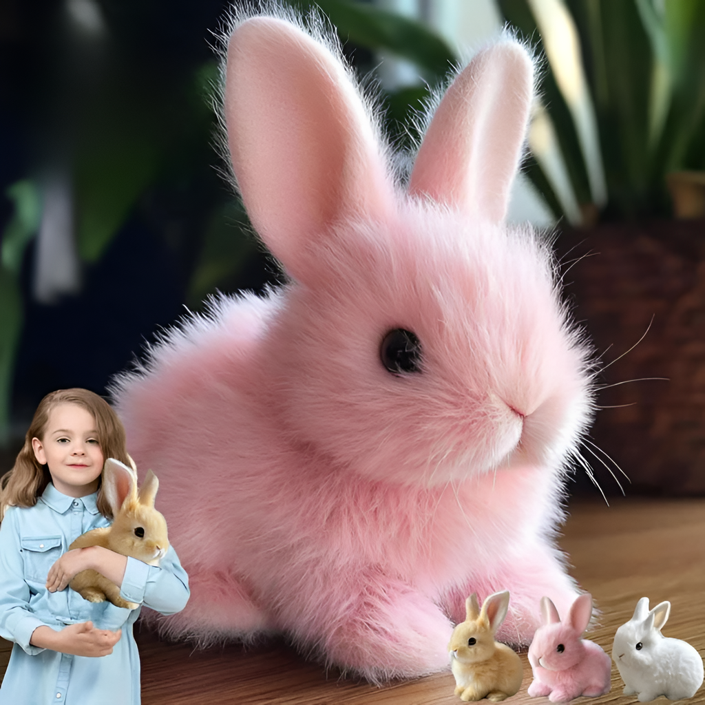 BunnyLoom Interaktiv Hoppende Kanin - Bamselegetøj til Børn
