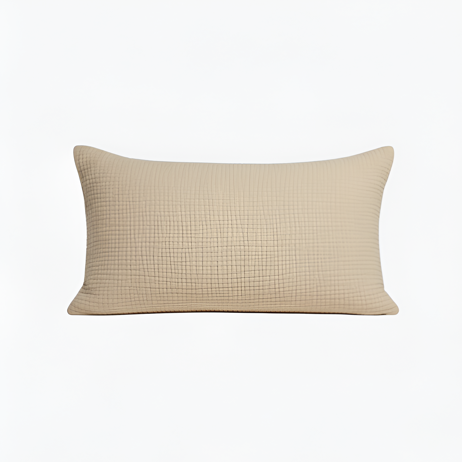 Mille-Feuille Texture Pudebetræk - Khaki Lændepude Dekor