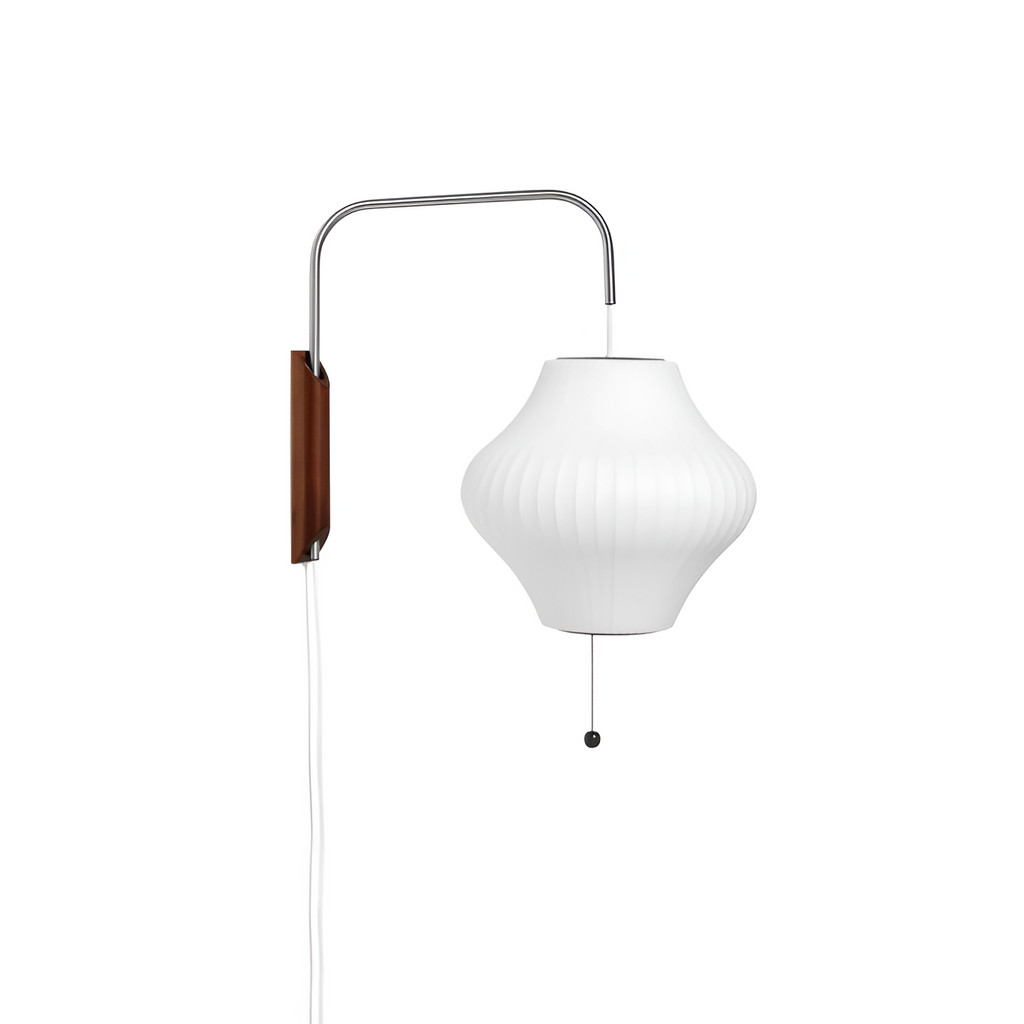 Svingarm Rillet Væglampe - Minimalistisk