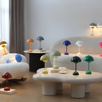 Minimalistisk Bærbar Bordlampe - Dæmpbar