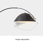 Minimalistisk Buet Gulvlampe - Justerbart Metal Arbejdslys