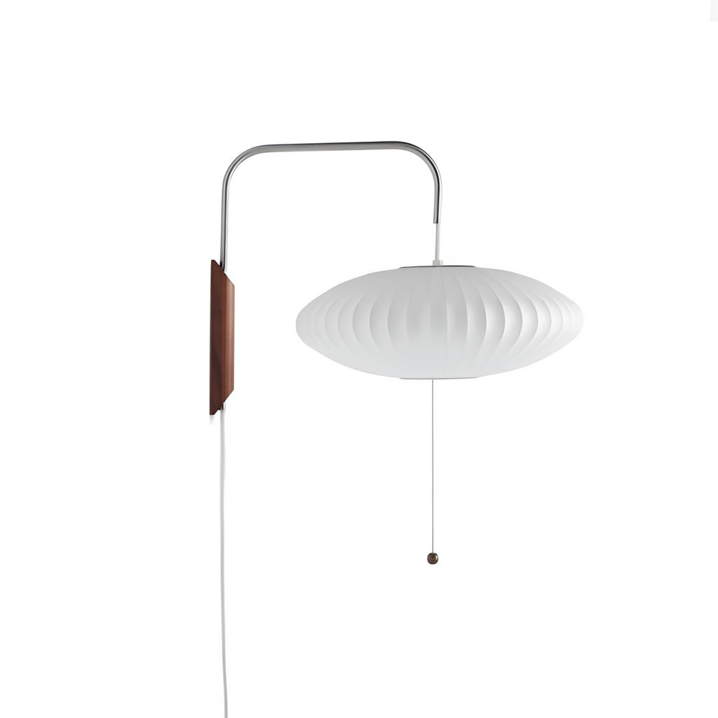 Svingarm Rillet Væglampe - Minimalistisk