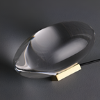 Oval Glasprojektion Projektor - Dekorativ Accent