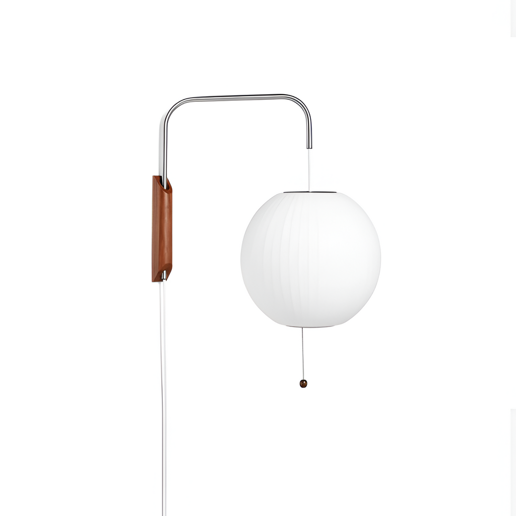Svingarm Rillet Væglampe - Minimalistisk
