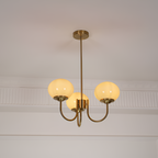 Mid Century Globe Lysekrone - Flere Lyskilder