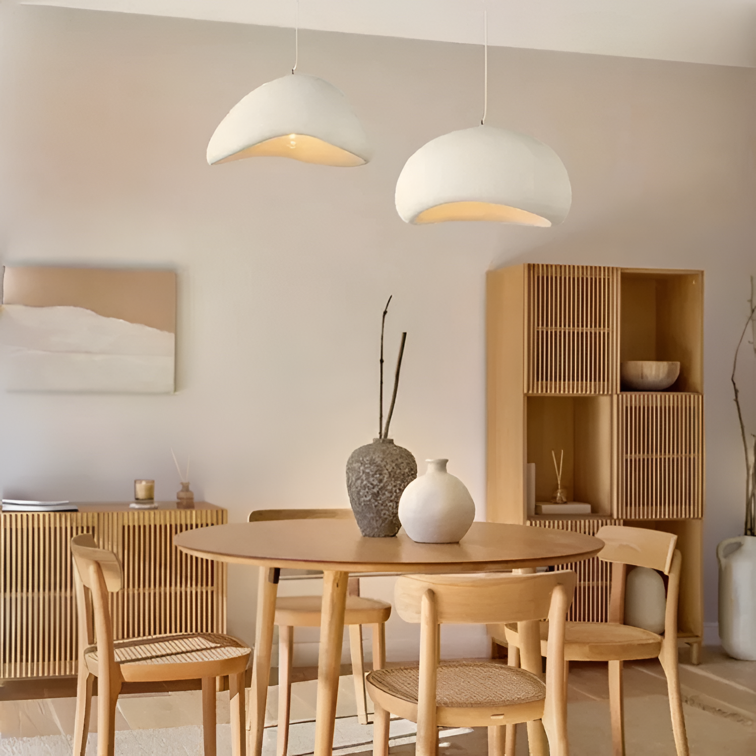 Wabi-Sabi Tekstureret Pendel - Nordisk Stenstil