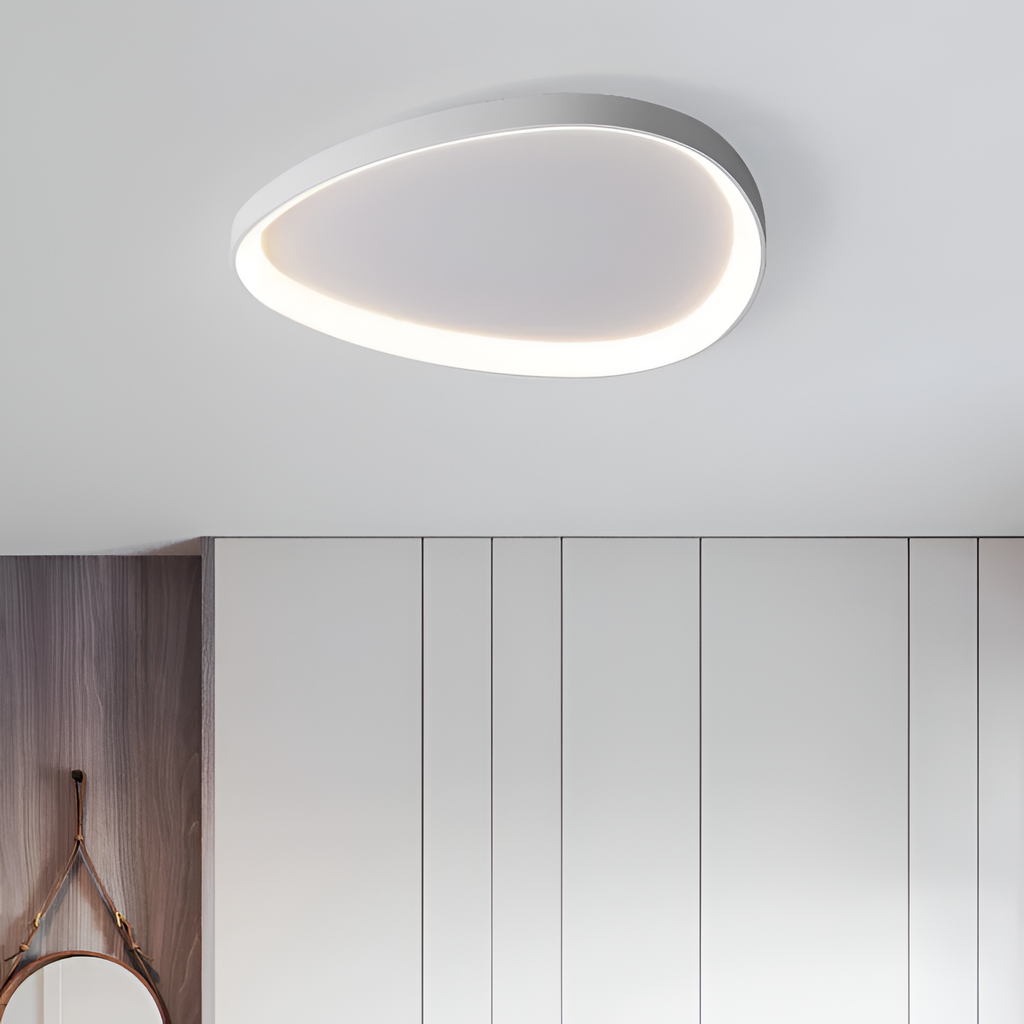 Organic Pebble LED Ceiling Light – Moderne loftslampe til planmontering