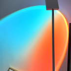 Sunset Projektionsgulvlampe - Gylden Time Stemningsbelysning