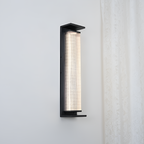 Rillet Lineær Solenergi Væglampe - Minimalistisk