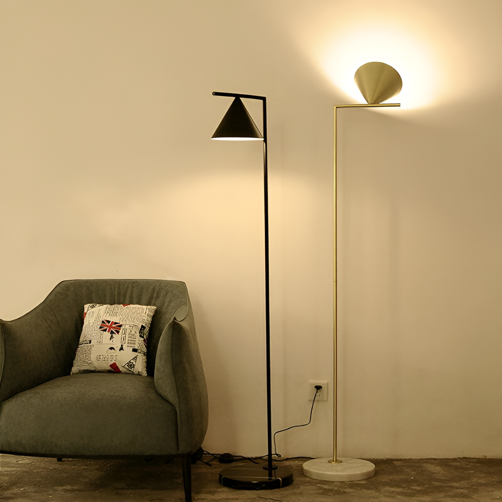Moderne Geometrisk Gulvlampe - Justerbar