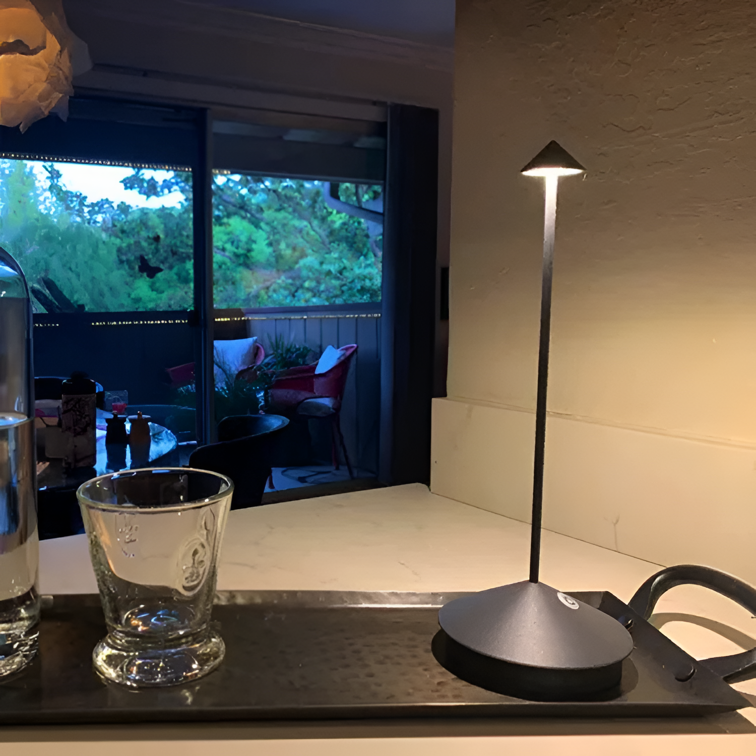 Minimalistisk Bærbar Bordlampe - Ledningsfri