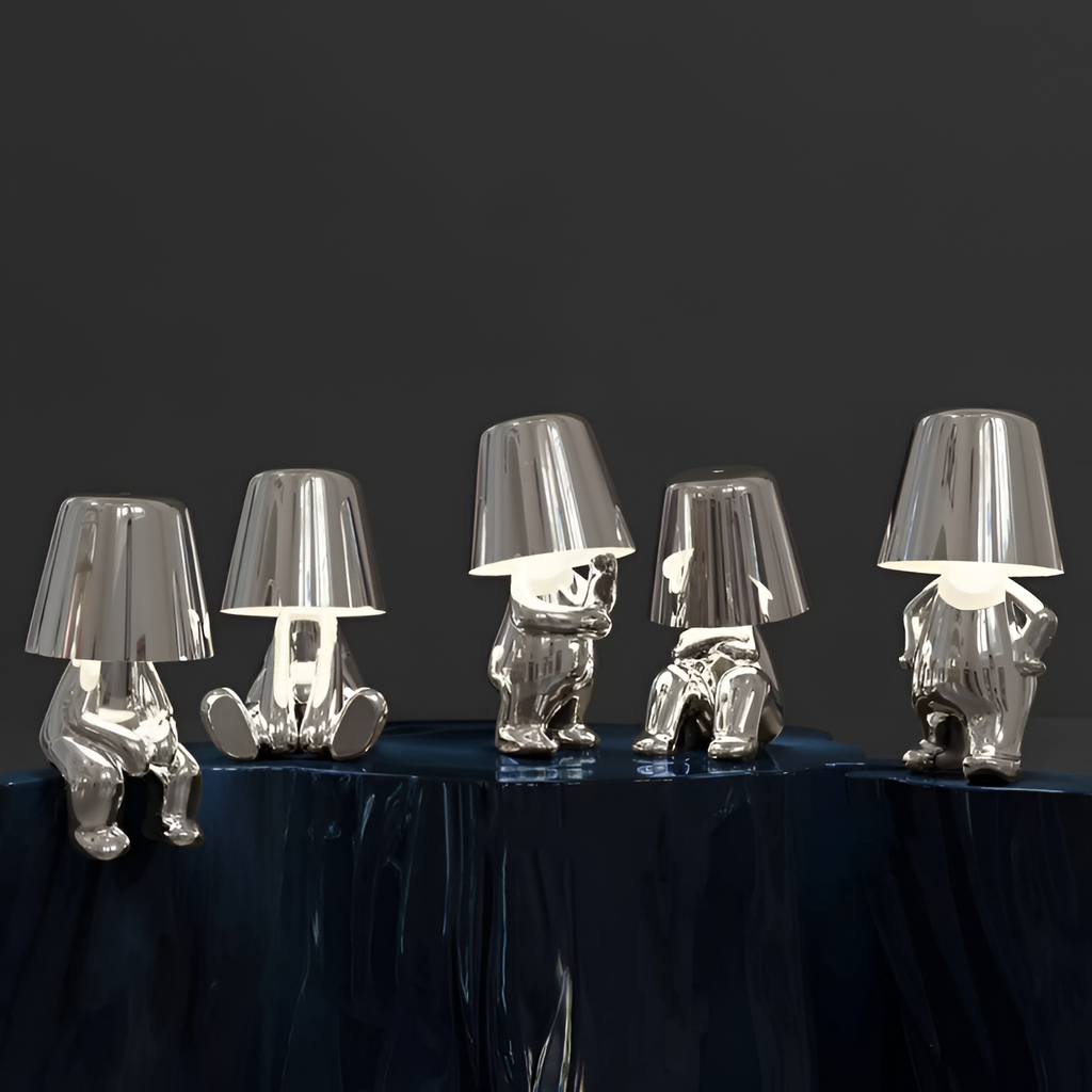 Moderne Skulpturel Bordlampe - Dekorativ