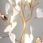 Blomstrende Træ Gulvlampe - Minimalistisk