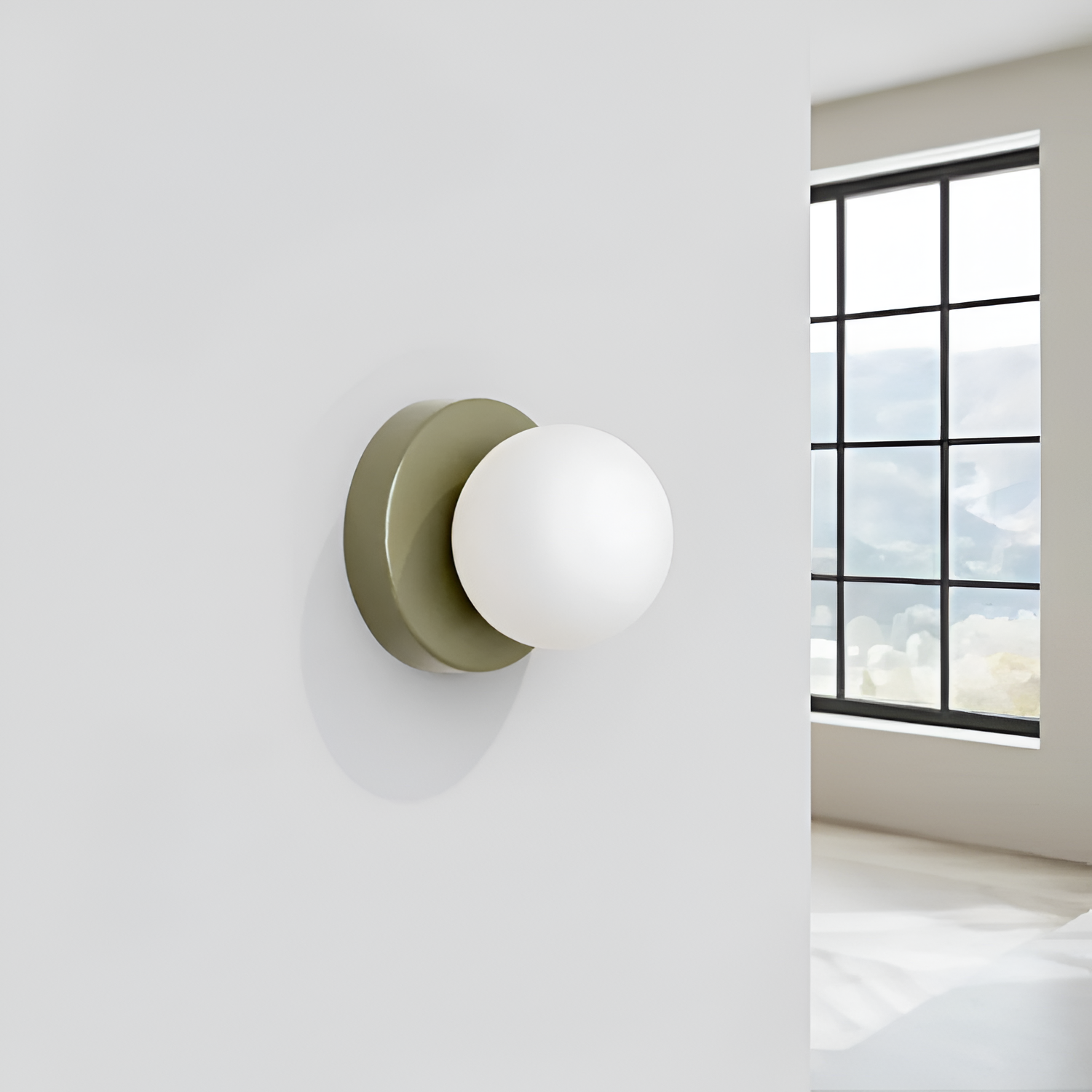 Nordisk Ball LED-væglampe – Moderne belysning til soveværelset