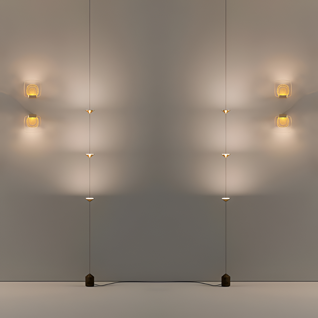 Minimalistisk Soreluna Gulvlampe - Justerbar