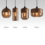 Minimalistisk Industriel Pendellampe - Justerbar