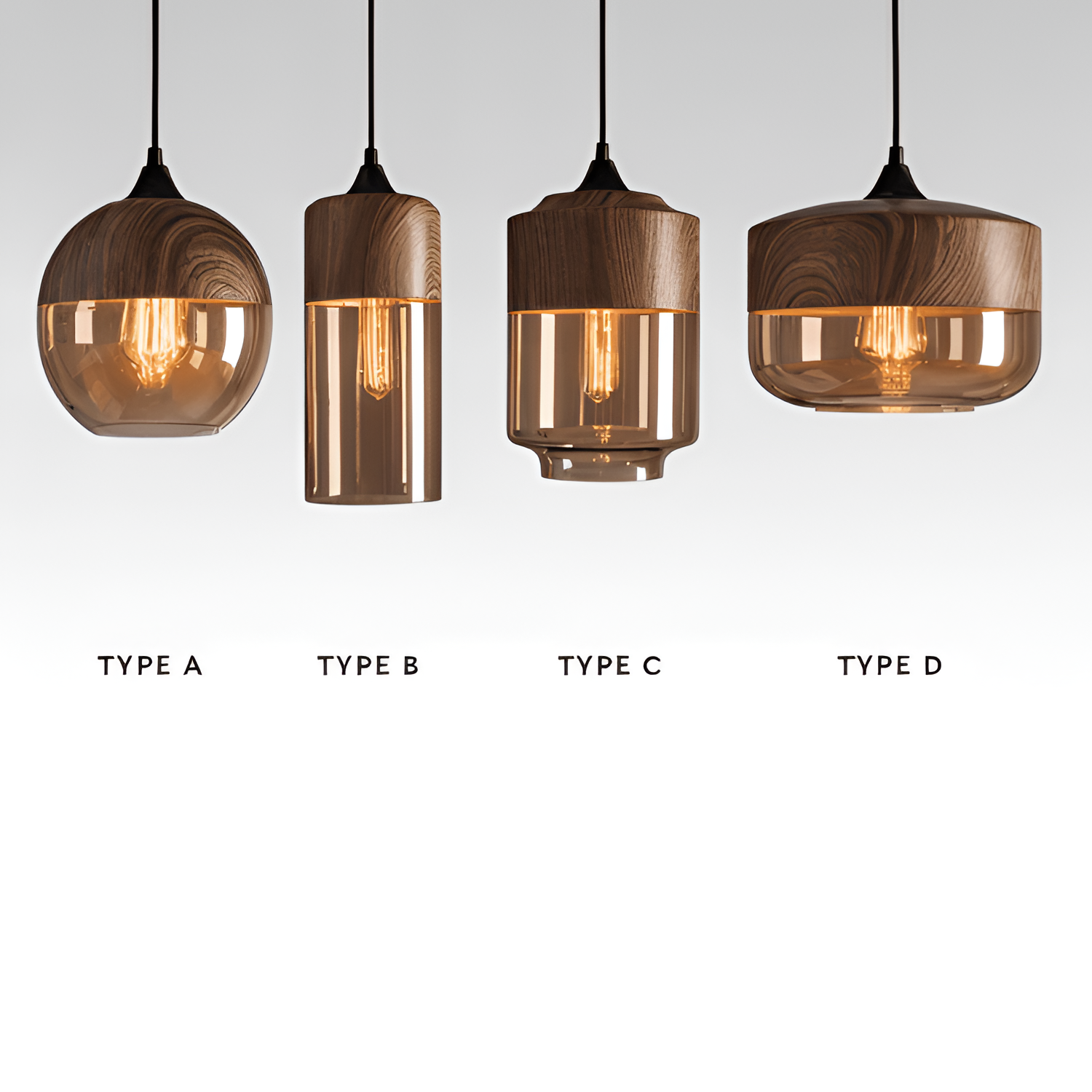 Minimalistisk Industriel Pendellampe - Justerbar