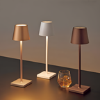 Minimalistisk Trådløs Bordlampe - Dæmpbar