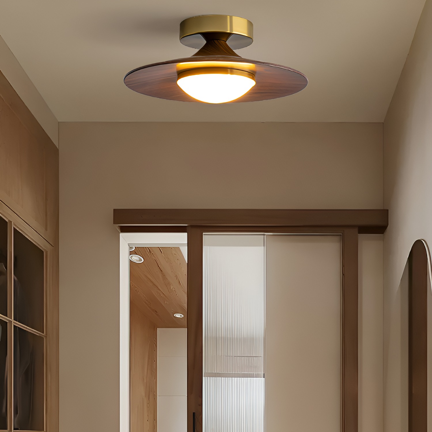 Minimalistisk Loftlampe - Dæmpbar