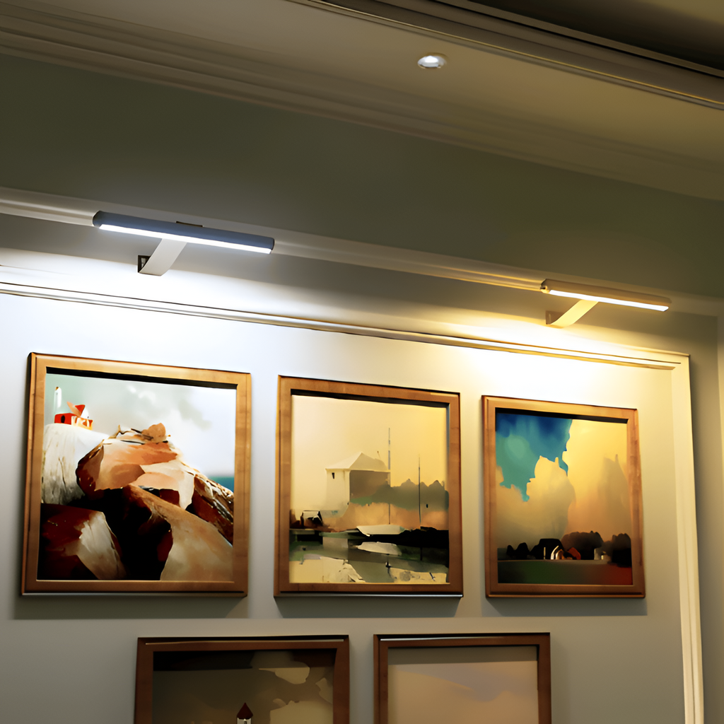 Minimalistisk Slank Billedlampe - Justerbar