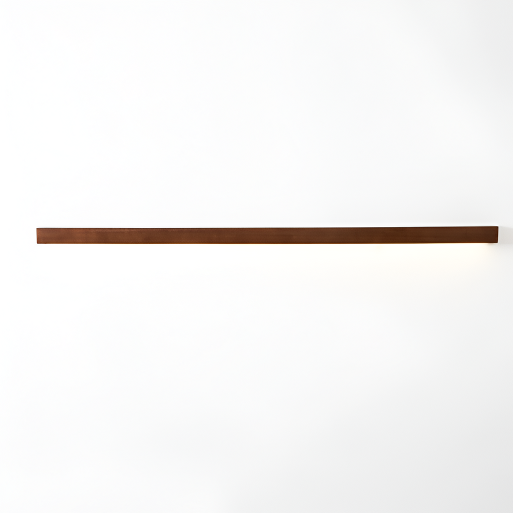 Lineær Træ Geometrisk Væglampe - Minimalistisk