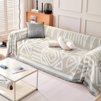 Moderne Vævet Sofa Tæppe - Geometriske