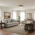 Travertine Minimalistisk Loftlampe - Dæmpbar