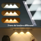 Trådløs LED-skinnelampe med sensor