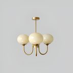 Mid Century Globe Lysekrone - Flere Lyskilder
