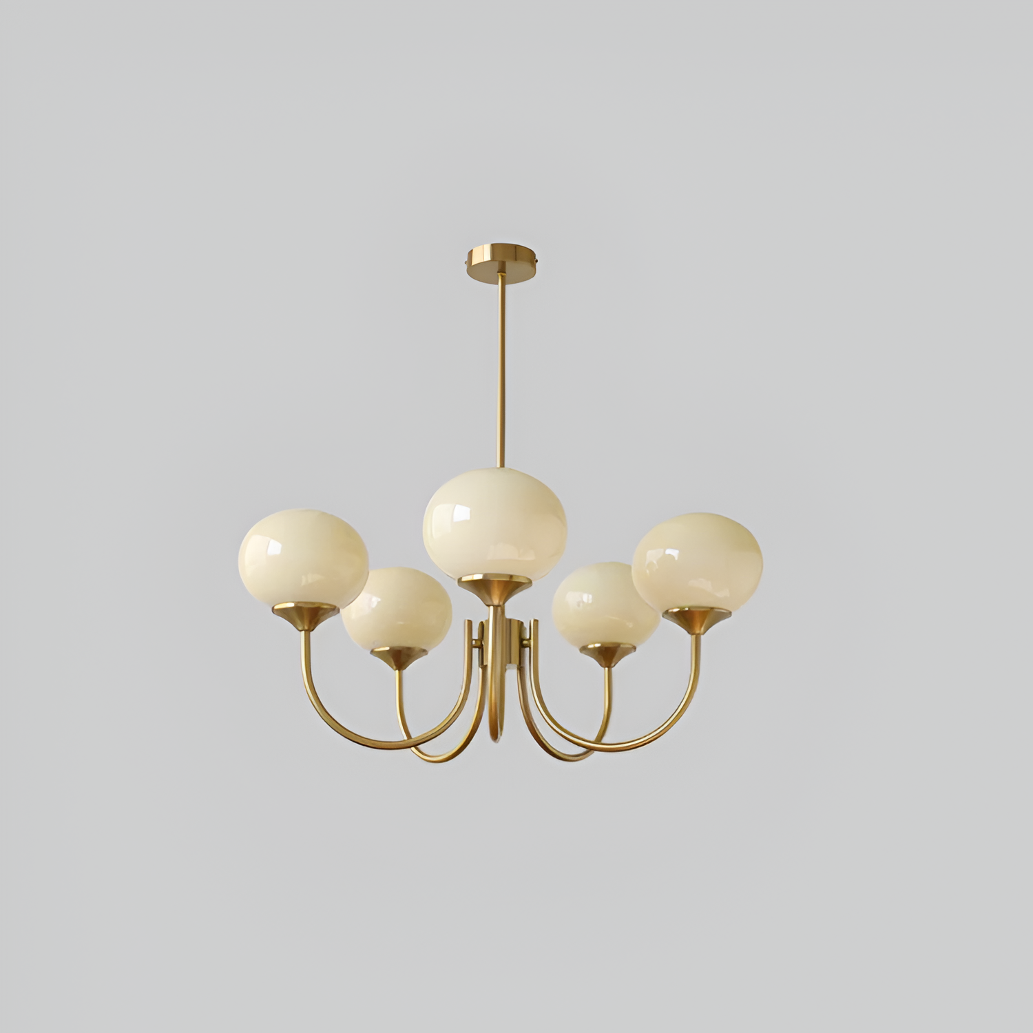 Mid Century Globe Lysekrone - Flere Lyskilder