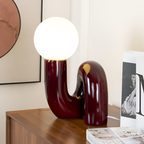 Moderne Skulpturel Bordlampe -  Minimalistisk