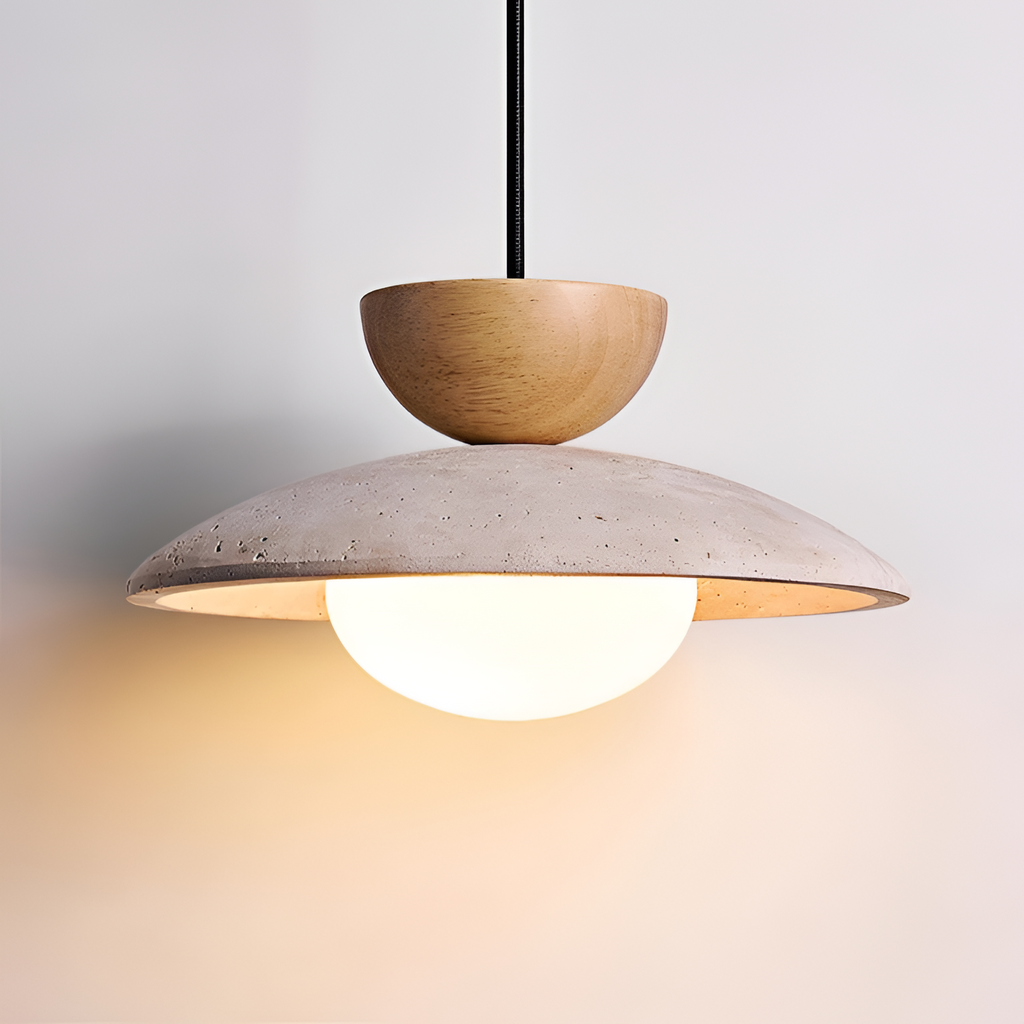 Tekstureret Industriel Pendel – Geometrisk