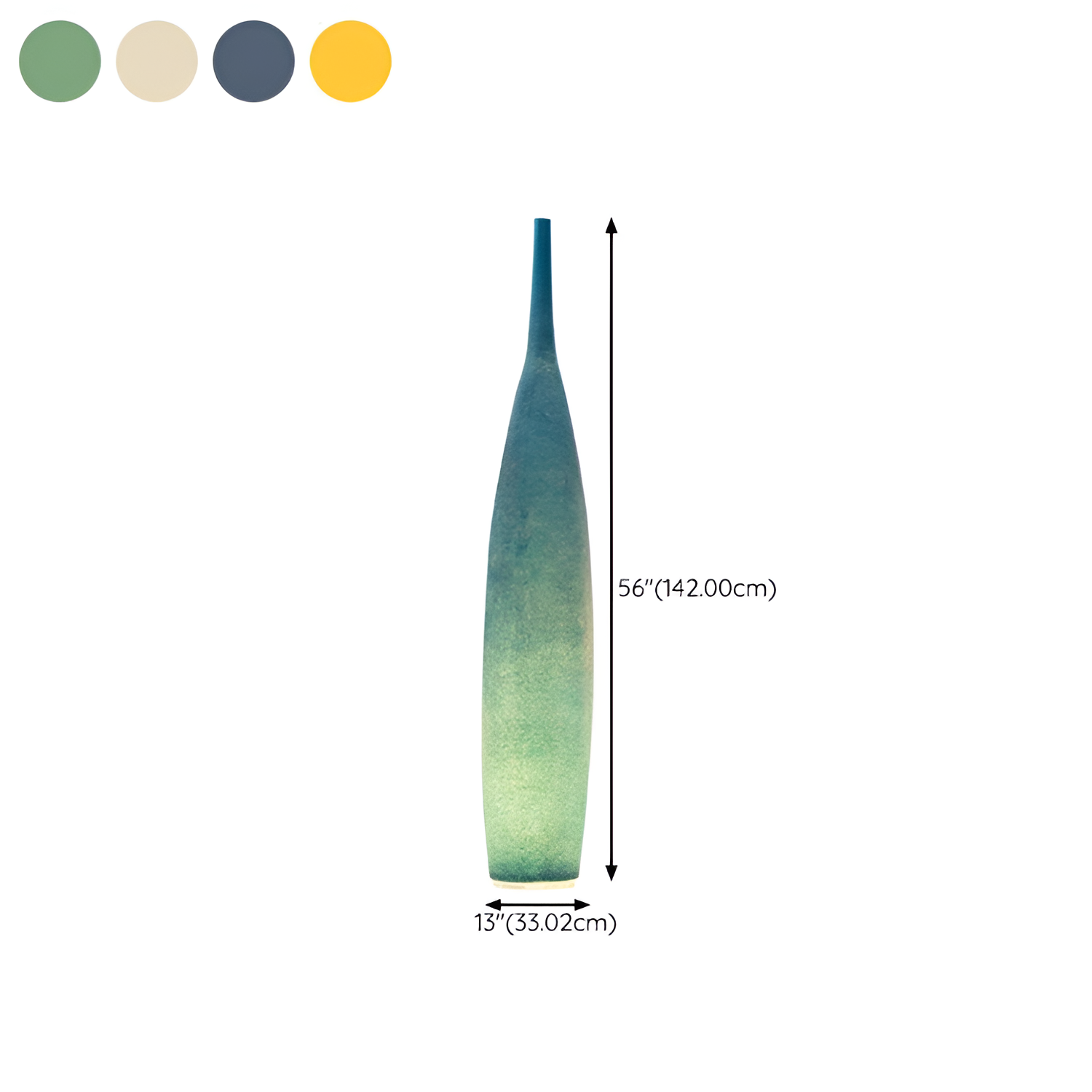 Tekstureret minimalistisk gulvlampe - Abstrakt